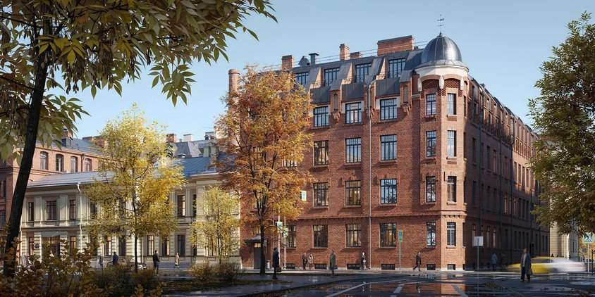 Жилой комплекс «Светоч» в Санкт-Петербурге (Петроградский район, метро Чкаловская).