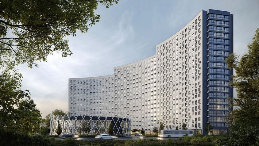 Жилой комплекс «Аквилон Riva» в Санкт-Петербурге (Всеволожский район, метро Девяткино).