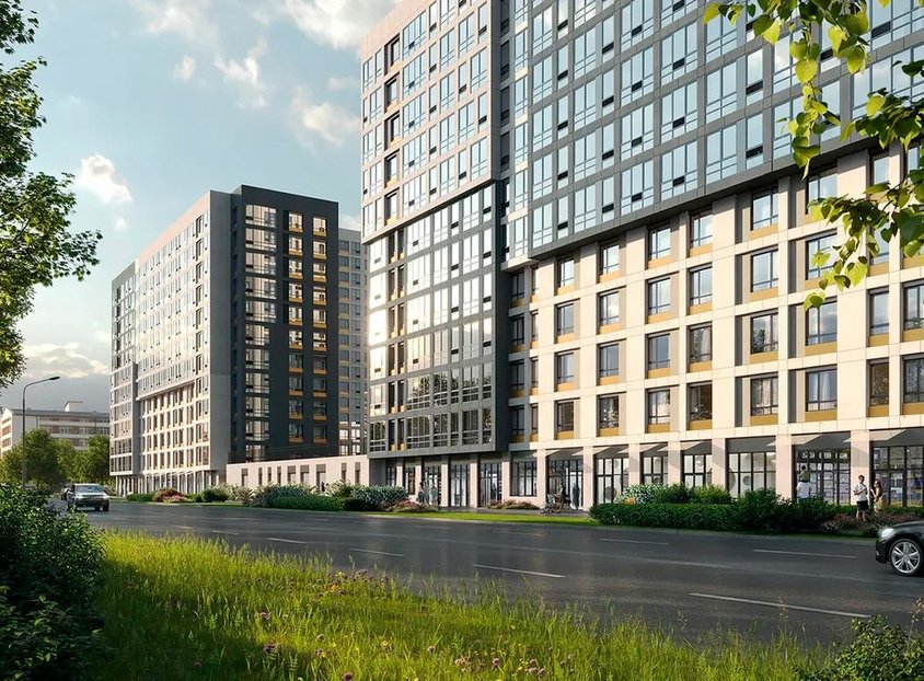 Жилой комплекс «Cube» в Санкт-Петербурге (Московский район, метро Московская).