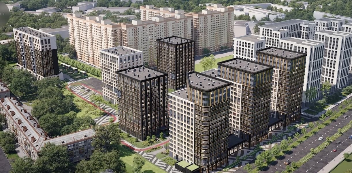 Жилой комплекс «Аурум» от застройщика РосСтройИнвест в Санкт-Петербурге (Калининский район, метро Лесная).