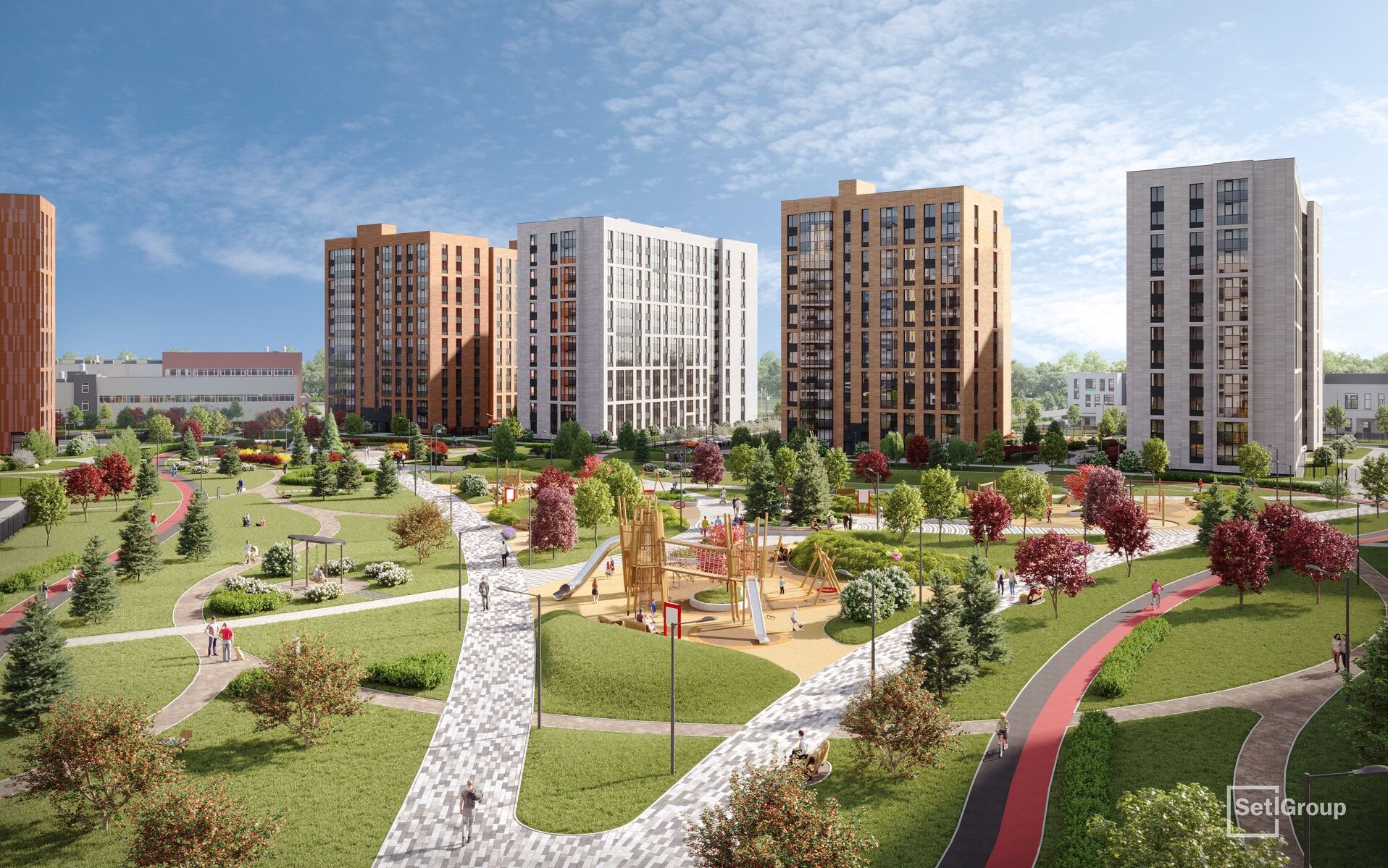 Жилой комплекс «Бионика Заповедная» от застройщика SetlGroup в Санкт-Петербурге (Приморский район, метро Проспект Просвещения).