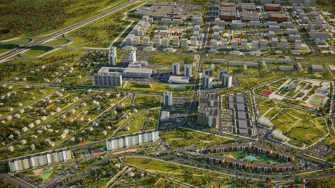 Жилой комплекс «Дуэт» от застройщика Новоселье в Санкт-Петербурге (Ломоносовский район, метро Проспект Ветеранов).
