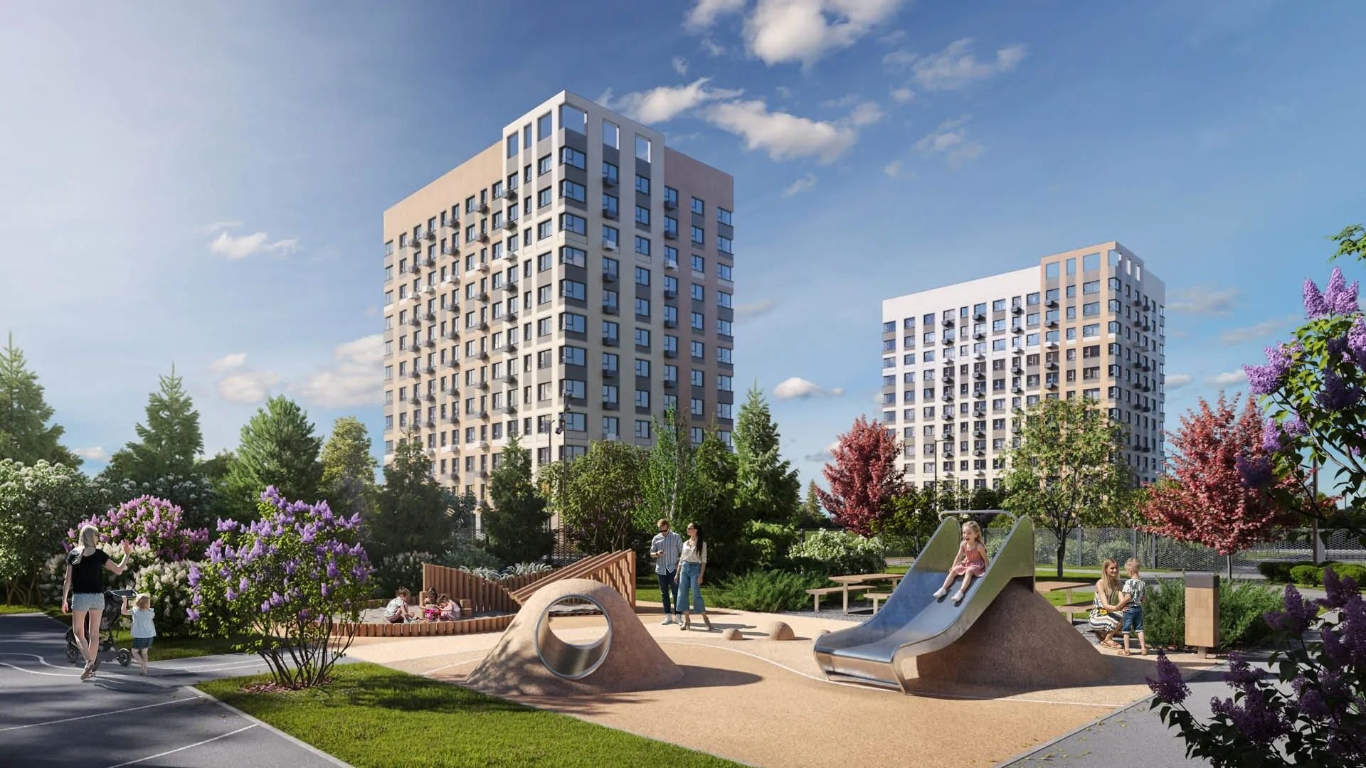 Жилой комплекс «GloraX Новоселье» от застройщика Glorax Development в Санкт-Петербурге (Ломоносовский район, метро Проспект Ветеранов).