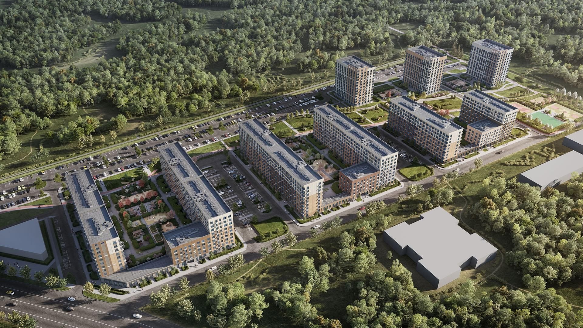 Жилой комплекс «GloraX Новоселье» от застройщика Glorax Development в Санкт-Петербурге (Ломоносовский район, метро Проспект Ветеранов).