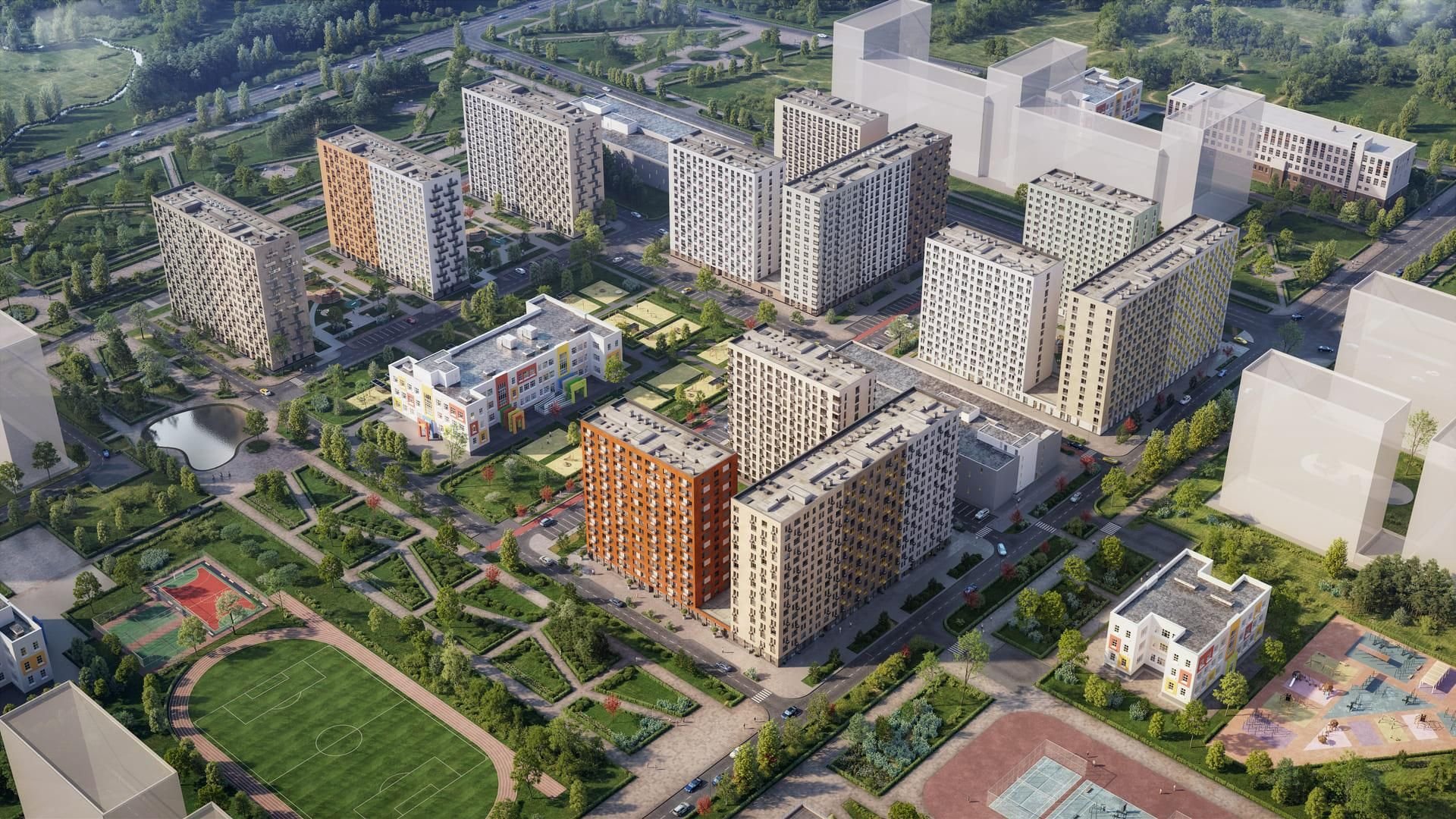Жилой комплекс «GloraX Парголово» от застройщика Glorax Development в Санкт-Петербурге (Выборгский район, метро Проспект Просвещения).