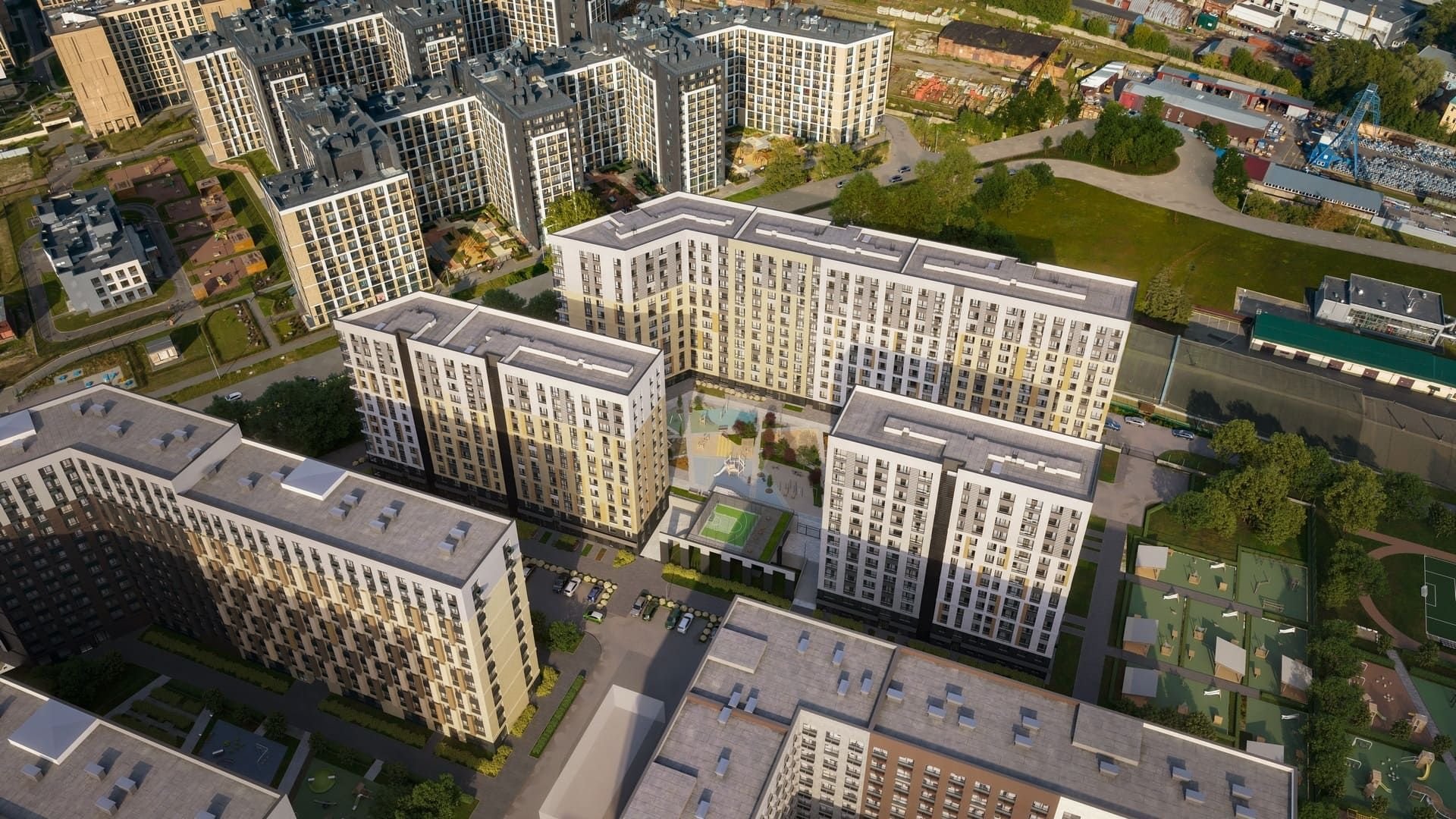 Жилой комплекс «Куинджи» от застройщика RBI в Санкт-Петербурге (Фрунзенский район, метро Обводный канал).