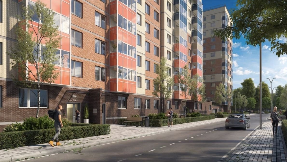 Жилой комплекс «Сандэй» от застройщика Самолет в Санкт-Петербурге (Красносельский район, метро Проспект Ветеранов).