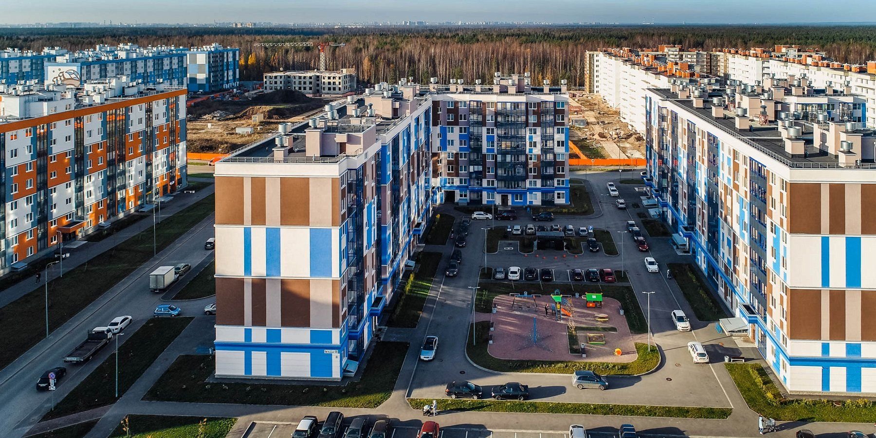 Жилой комплекс «Ясно.Янино» от застройщика KVS в Санкт-Петербурге (Всеволожский район, метро Проспект Большевиков).