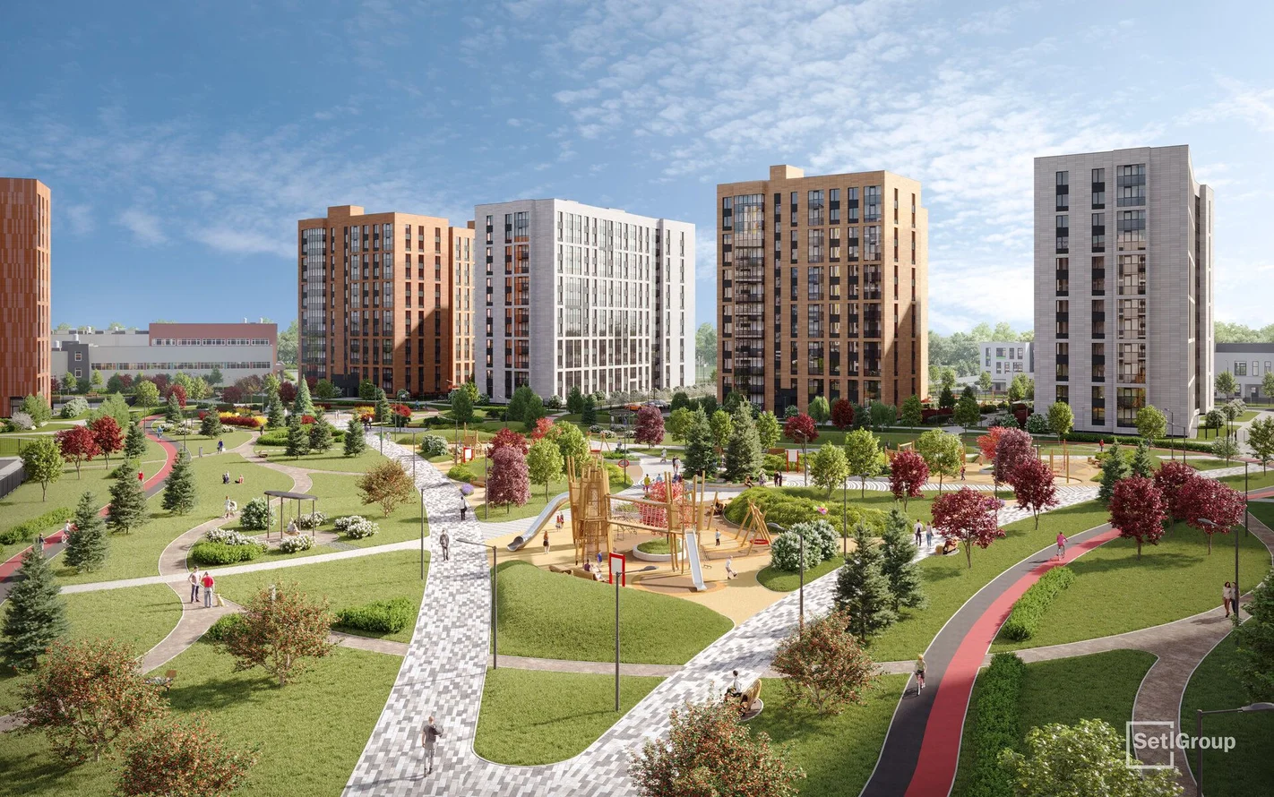 Жилой комплекс «Бионика Заповедная» от застройщика SetlGroup в Санкт-Петербурге (Приморский район, метро Проспект Просвещения).