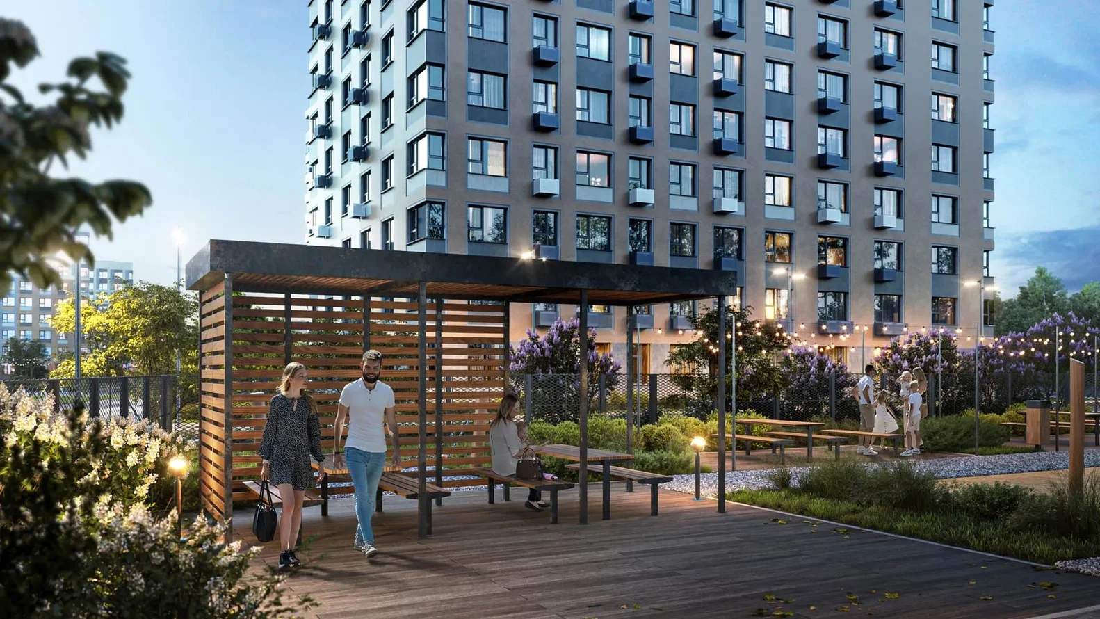 Жилой комплекс «GloraX Новоселье» от застройщика Glorax Development в Санкт-Петербурге (Ломоносовский район, метро Проспект Ветеранов).