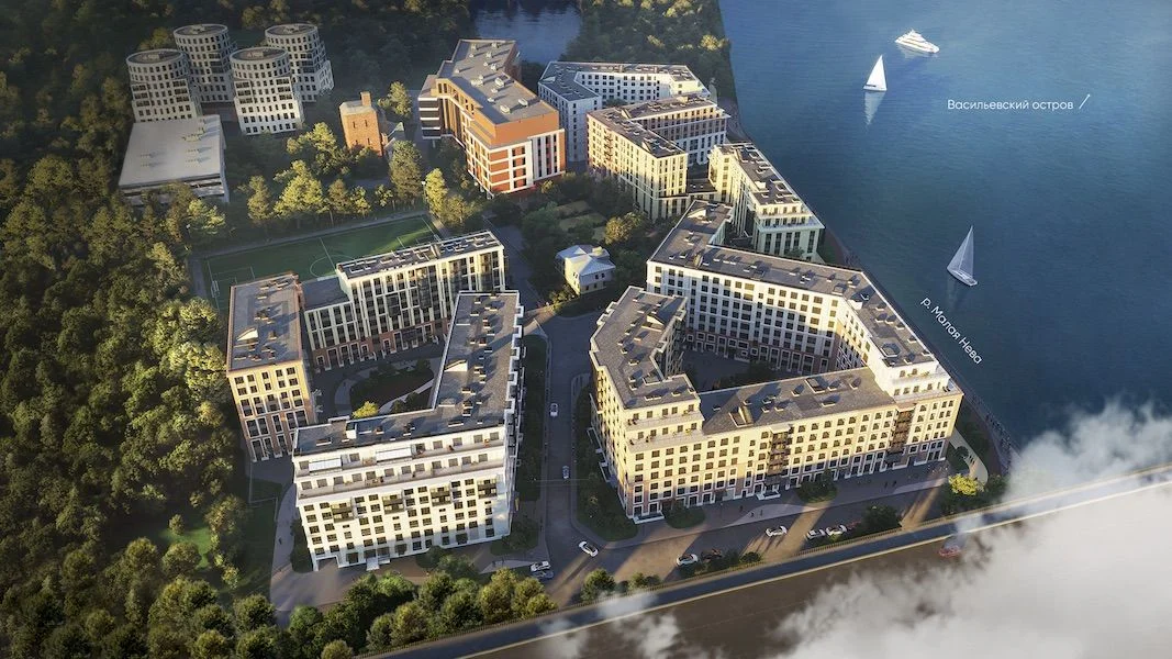 Жилой комплекс «Neva Residence» от застройщика Группа ЛСР в Санкт-Петербурге (Петроградский район, метро Спортивная).